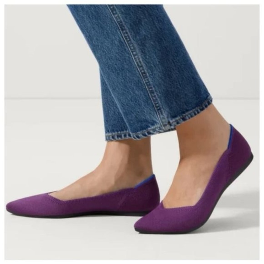 💜 Rothy’s The Point Flats – Violet | Size 7.5 💜